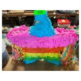 Unbranded Star-Shaped Pi ata, Rainbow