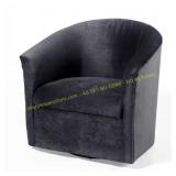 Elizabeth Charcoal Swivel Chair