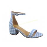 Size 7.5 Gini Women s Open Toe Sandals, Blue