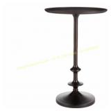 Bellkirk Round Dark Bronze Accent Table