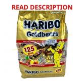 Haribo Goldbears Candy, 125 Treat Bags (50 OZ)