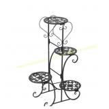 YIYIBYUS 32.3 in. Tall Black Plant Stand