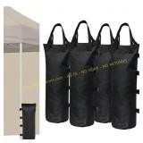 Black Canopy Sand Bags 4-Pack
