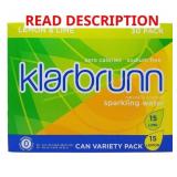 Klarbrunn Lime & Lemon Sparkling Water Pack
