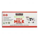 Kirkland Organic Whole Milk, 8 fl oz (18)