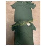 2 Ct. Size M (8) Athletic Works Boys  Tees, Green