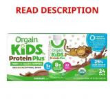 Orgain Organic Kids Protein Shake, Chocolate