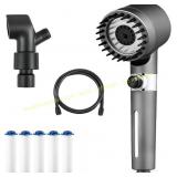 Ion Drops Shower Head: 5-Stage Filtration Set