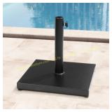 Crestlive 40 lbs. Cement Patio Umbrella Base Black