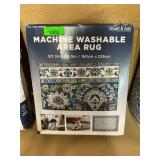 Wyatt & Ash 5ft 3in x 7ft 5in Washable Area Rug
