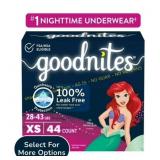 Goodnites Girls Bedwetting Underwear, XS