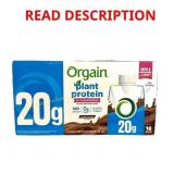 18-Pack Orgain Plant-Based Protein Shake