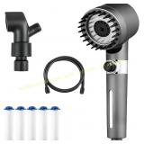 Ion Drops Shower Head: 5-Stage Filtration Set