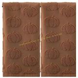Mindsoft 2 Pcs 3D Brown Pumpkin Towels