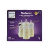 Avent 3-Pack Wide Neck Bottles 9oz- clear