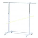 Mainstays Garment Rack Chrome/White