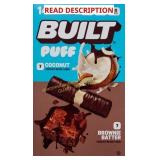 2 Boxes BUILT PUFF Protein Bars Dark Chocolate Coc