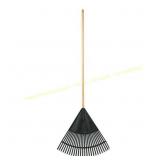 Expert Gardener 24-Inch Wood & Poly Leaf Rake