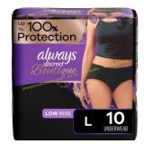 Discreet Boutique Underwear - L - 10ct