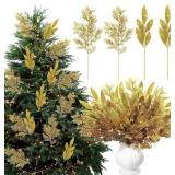 Ceenna 60 Pcs Gold Glitter Cedar Picks