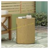Kaena Outdoor MGO Cylindrical Side Table