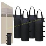 Black Canopy Sand Bags 4-Pack