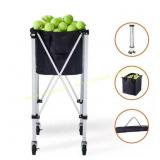 VEVOR Foldable Tennis Ball Hopper, 150-Ball