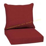 22x24 in. Chair Cushion   Ruby Red Leala
