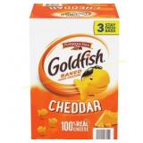 Goldfish Cheddar Crackers, 22 oz, 3-Count Box