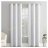 2ct Mainstays Blackout Curtain, White 40x84