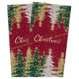 Merry Christmas 2 Pack Kitchen Towels 18x28"}