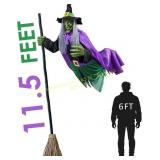 11.5 Ft Witch Animatronic - Sound Activated