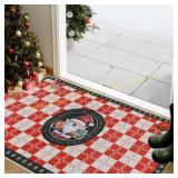 Famibay Christmas Door Mat Indoor Entrance Mat