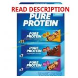 Pure Protein Bars, 20 21g Protein Variety Pack
