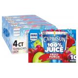 Capri Sun 100% Juices Variety 40 ct Pack