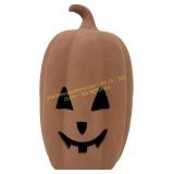 Brown Paper Mache Pumpkin Decoration, 12in.
