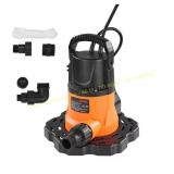 SKYSHALO Pool Cover Pump 0.66 HP 3200 GPH