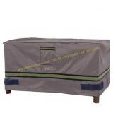 Duck Covers Soteria 52 in Grey Ottoman Cover