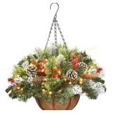 MOORAY Hanging Basket with 20" Lights