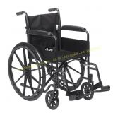 Drive Medical Silver Sport 1 Wheelchair feet
