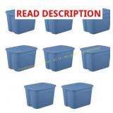Sterilite 18-Gal Storage Bin (8)