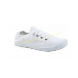 Size 9 Zig-s Women s Slip-On Flat Sneaker, White