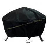 Sunnydaze Decor 36 in. Black Round Fire Pit Cover