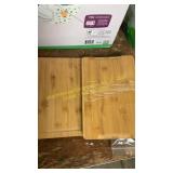 3ct Bamboo Cutting Boards (2)Med,(1)Small