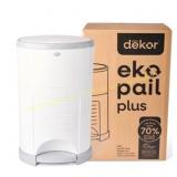 Diaper Dekor Eko Plus Diaper Pail - White