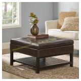 Square Storage Ottoman with Linen Tufted Brand?