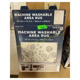 Wyatt & Ash 5ft 3in x 7ft 5in Washable Area Rug