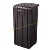 Keter 30 Gal. Copenhagen Wood-Style Trash Can