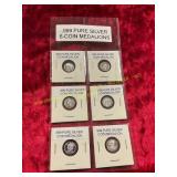 6ct .999 Pure Silver Coin Medallions