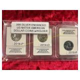 .999 Silver Enhanced US Native American Coins